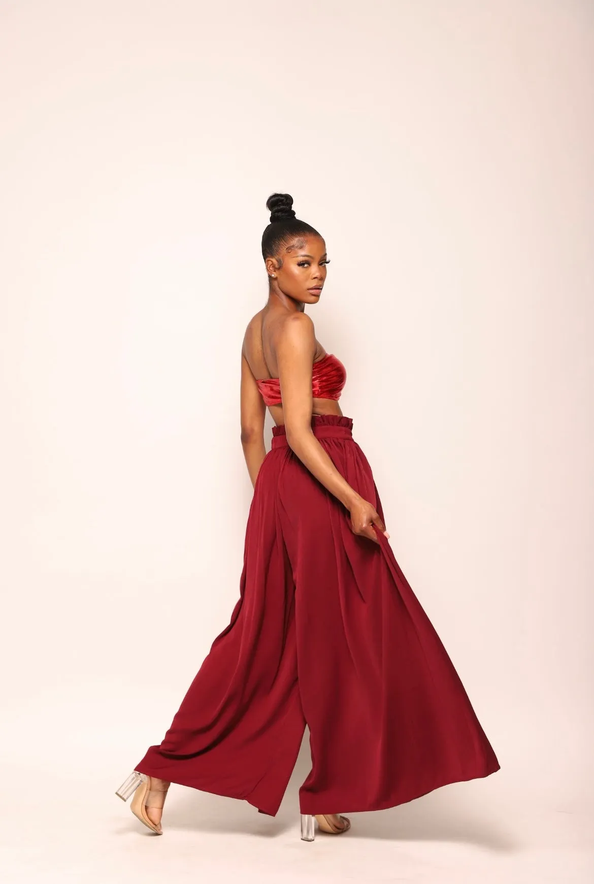 😍 The Perfect Palazzo Pants Burgundy😍