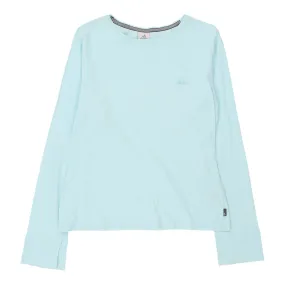 Age 14 Adidas Long Sleeve T-Shirt - Large Blue Cotton Blend