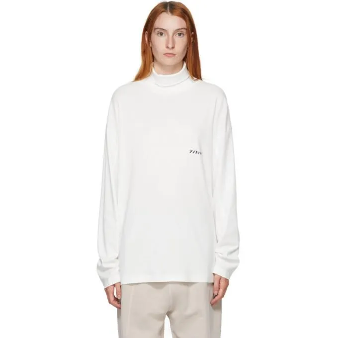 Ambush White New Print Turtleneck