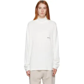 Ambush White New Print Turtleneck