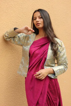 Brocade Cropped Jacket