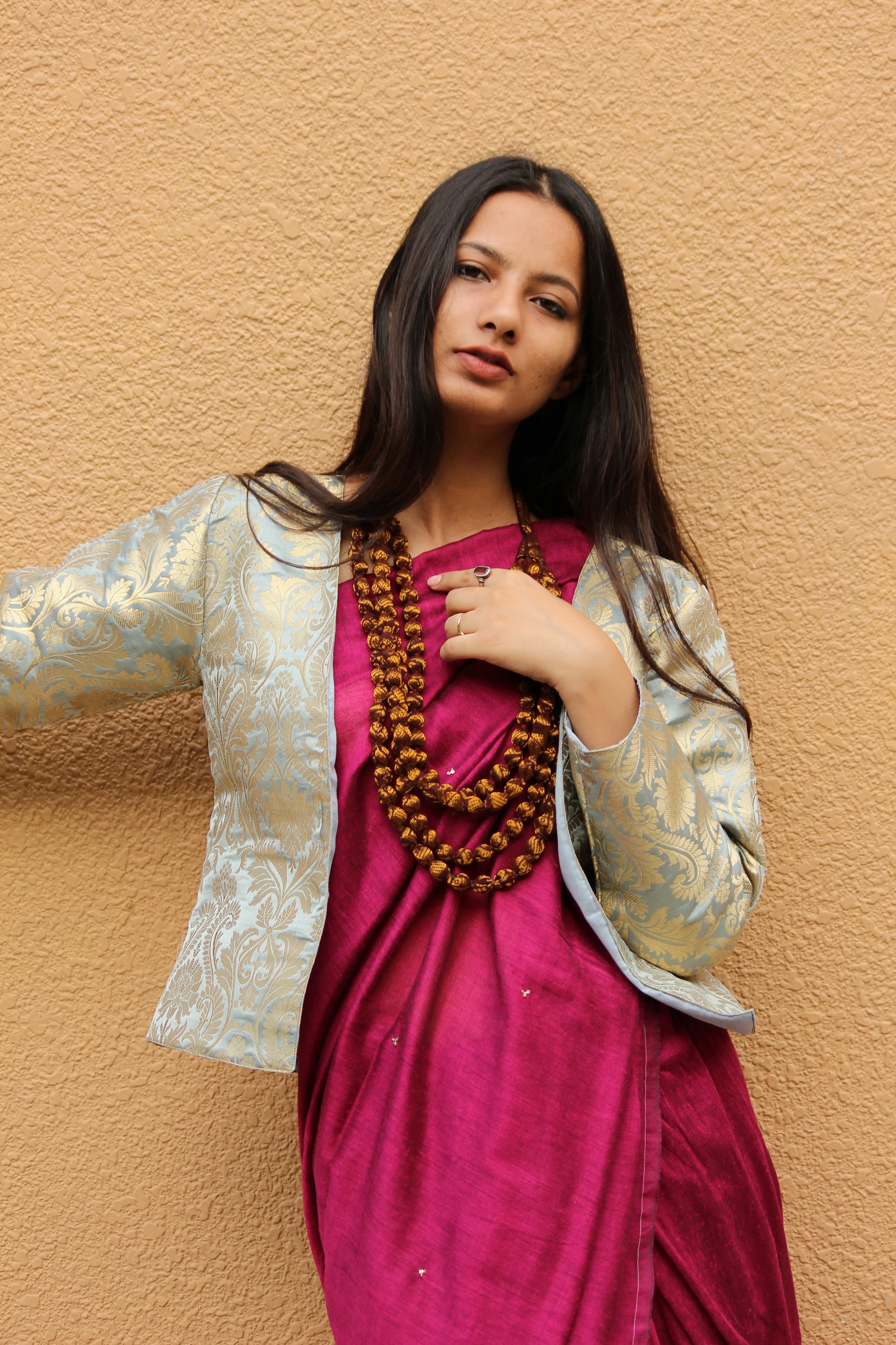 Brocade Cropped Jacket