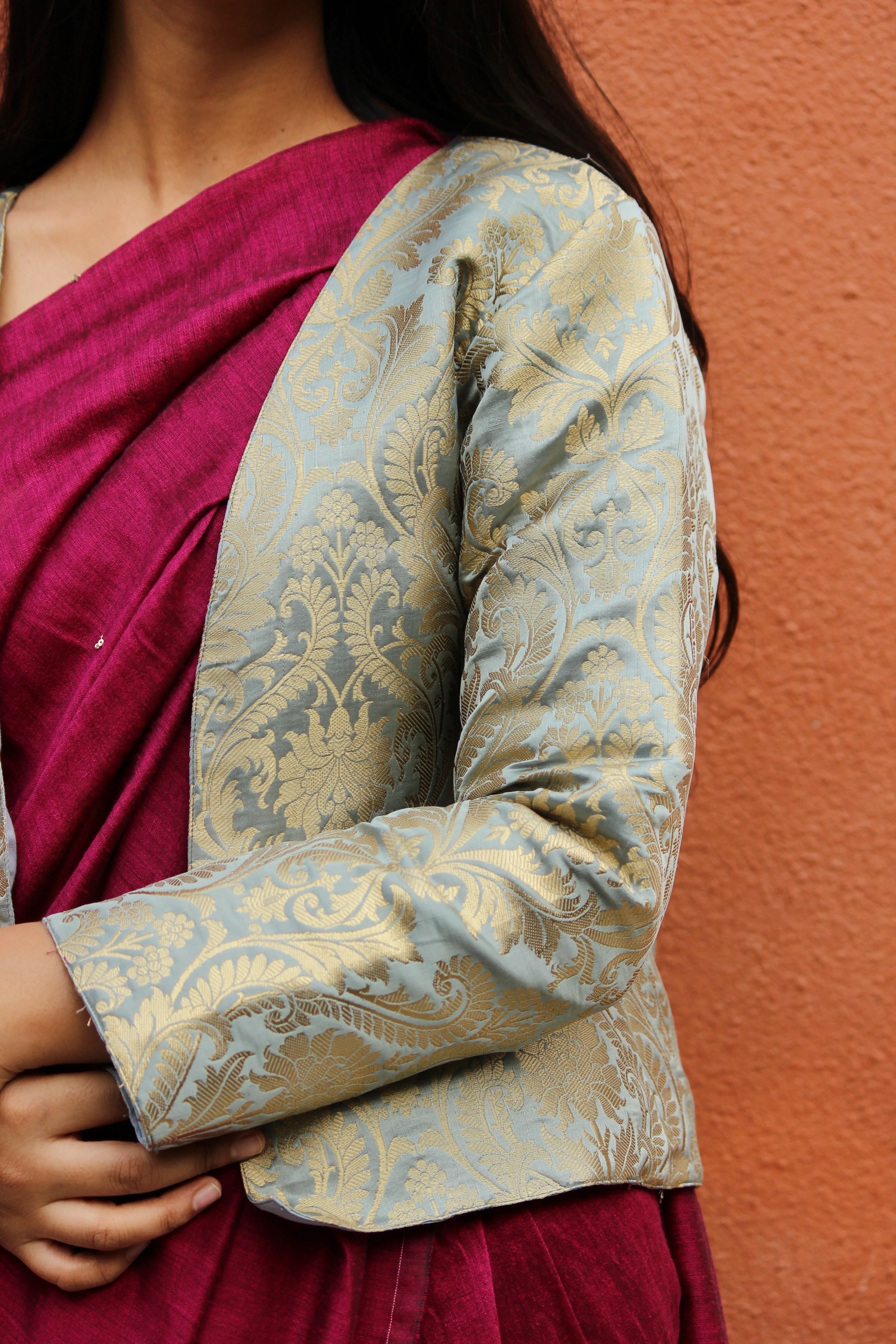 Brocade Cropped Jacket