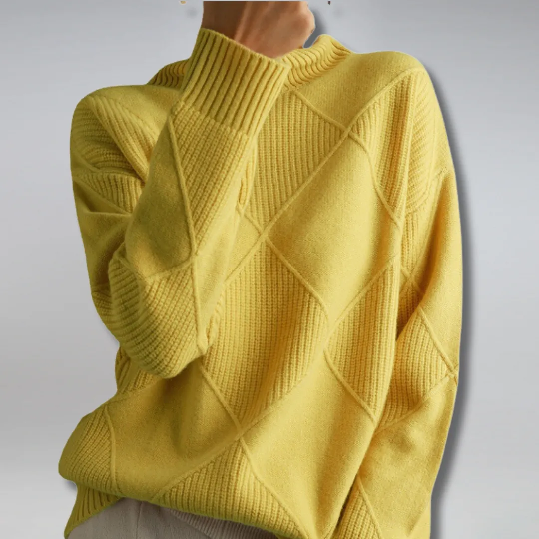 Bryanne Sweater | Turtleneck Loose-Fit Sweater