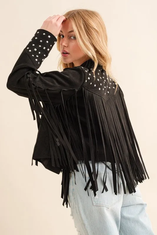 Charlotte Pike Fringe Jacket