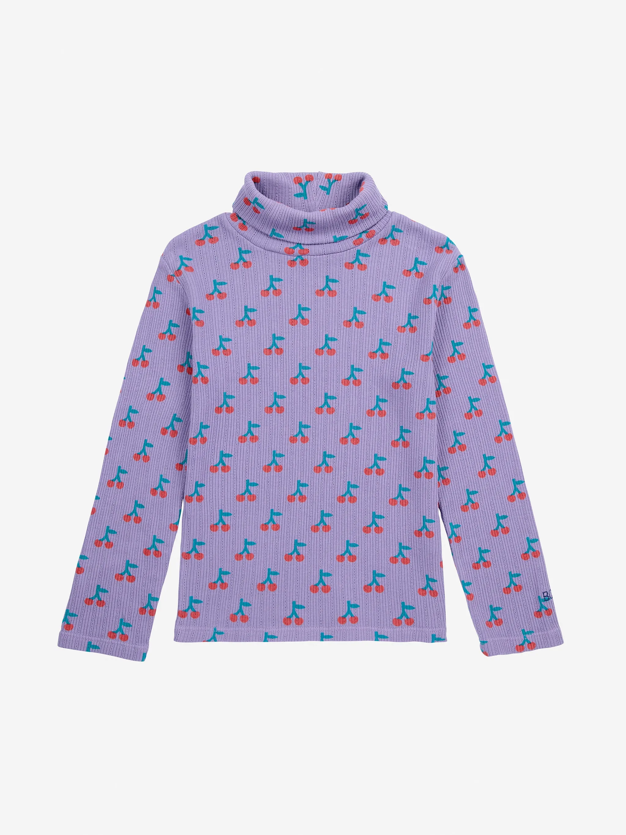 Cherry all Over Turtleneck Tee