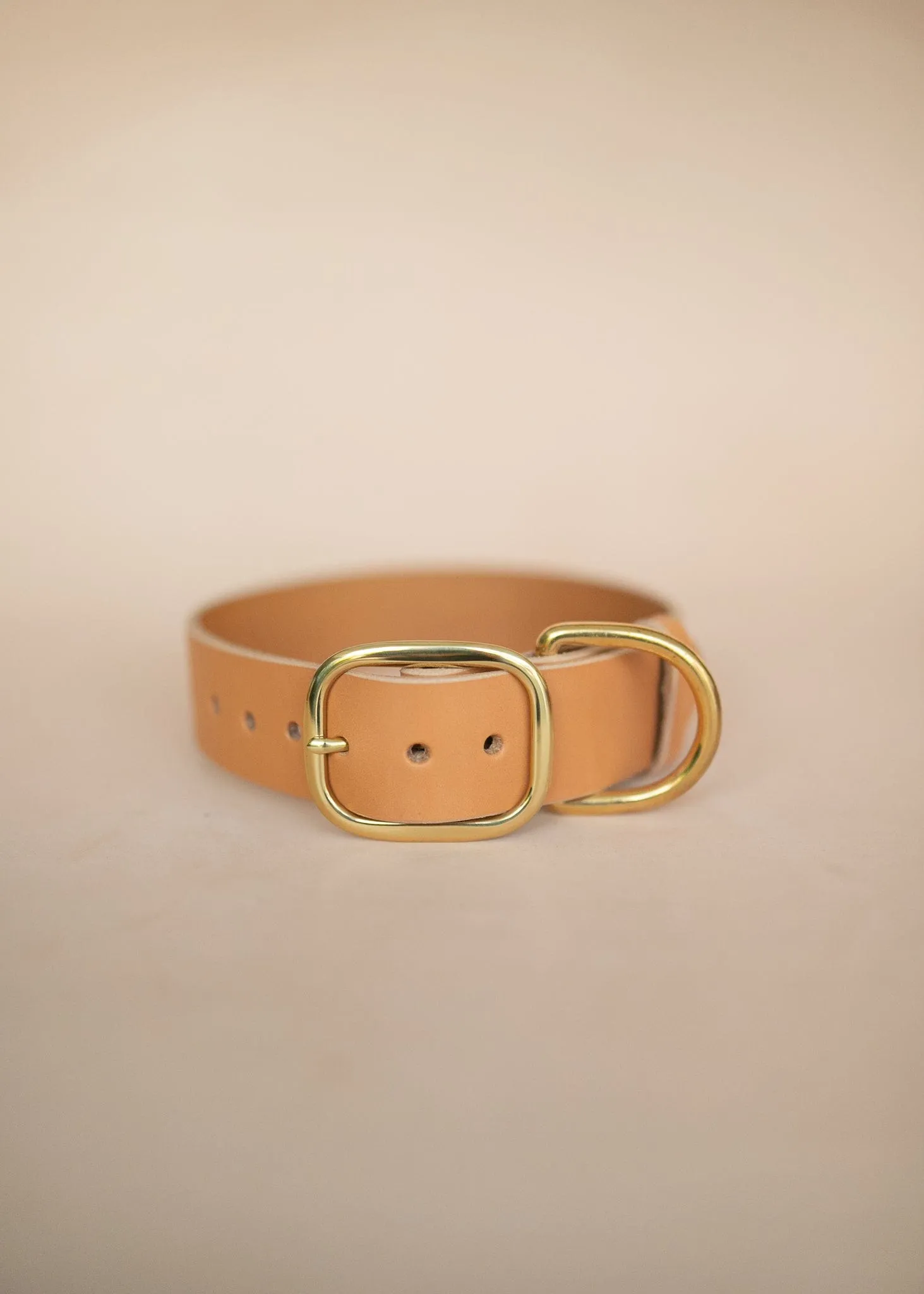 Classic Dog Collar - 38mm - Natural