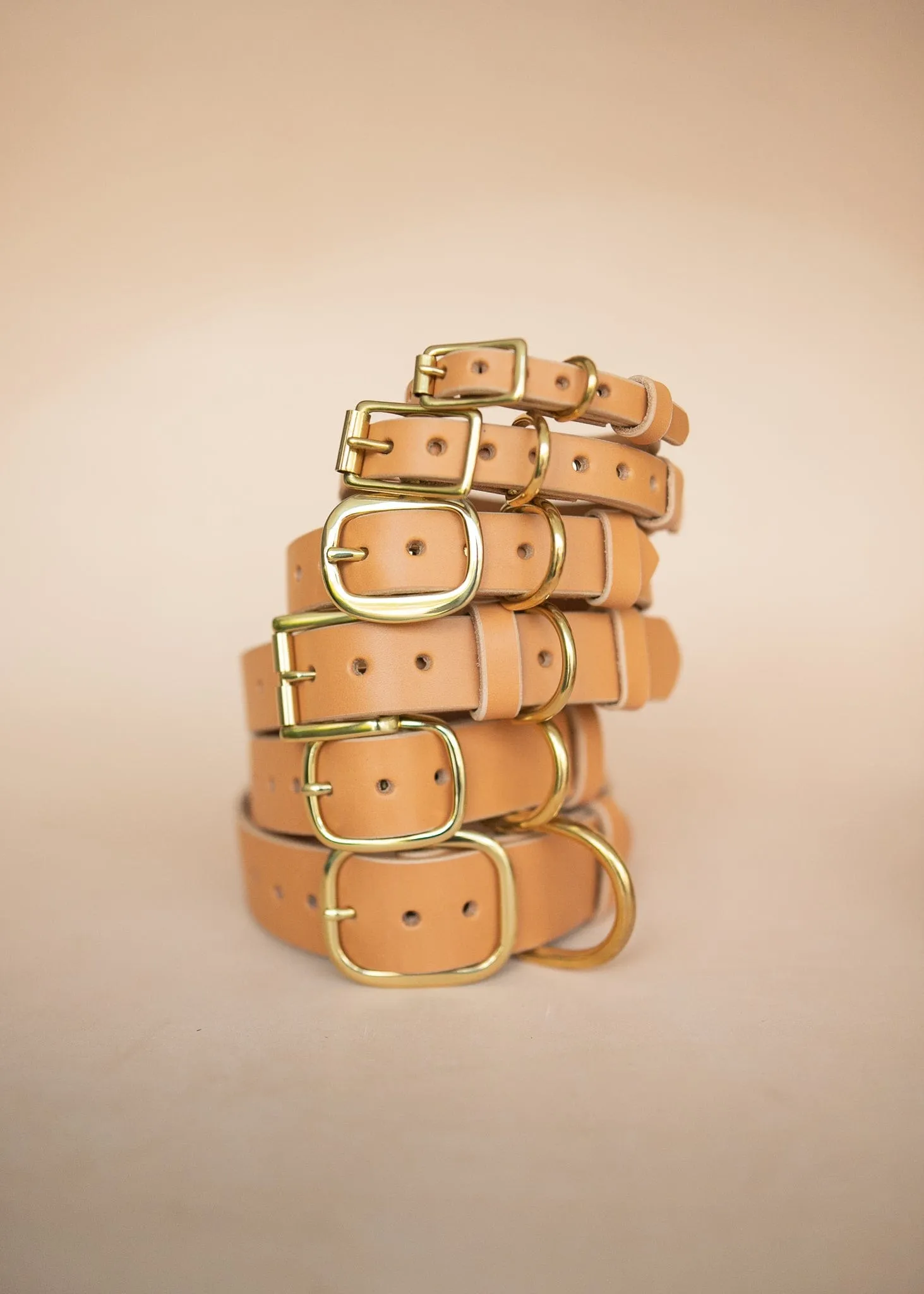 Classic Dog Collar - 38mm - Natural