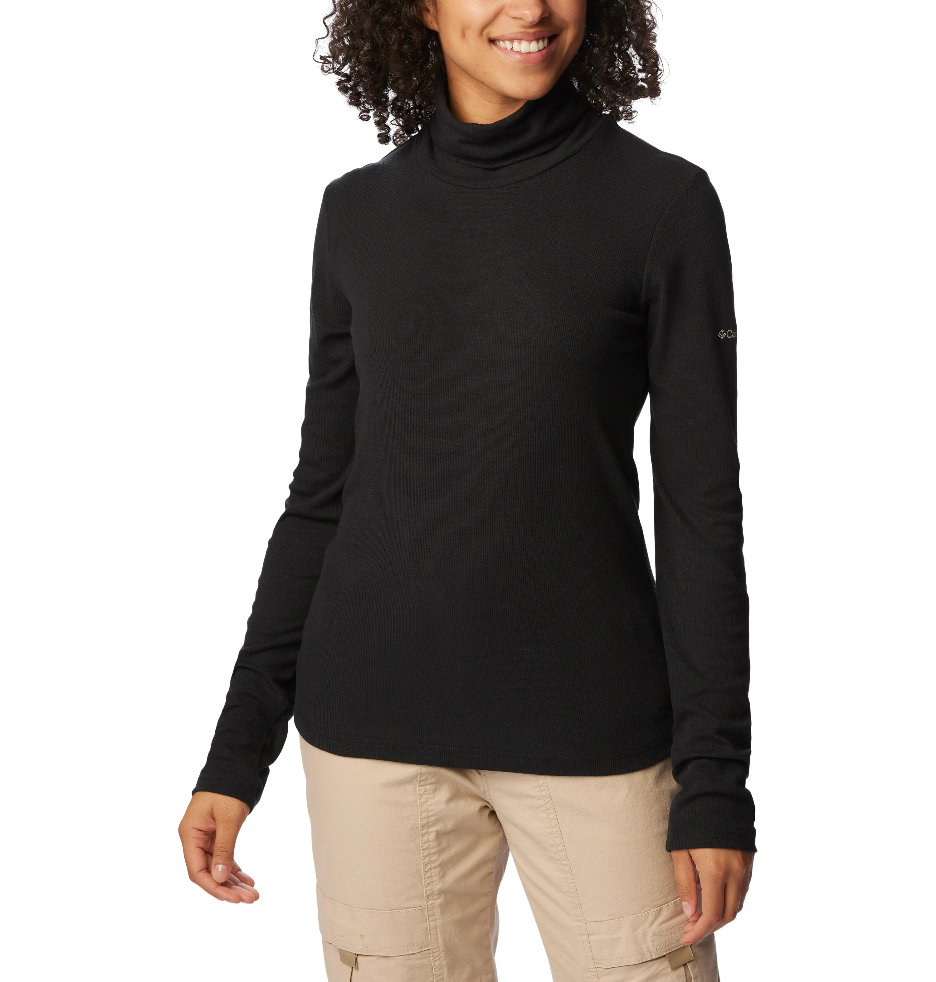 Columbia Trek Ribbed Turtleneck Sweater - Womens