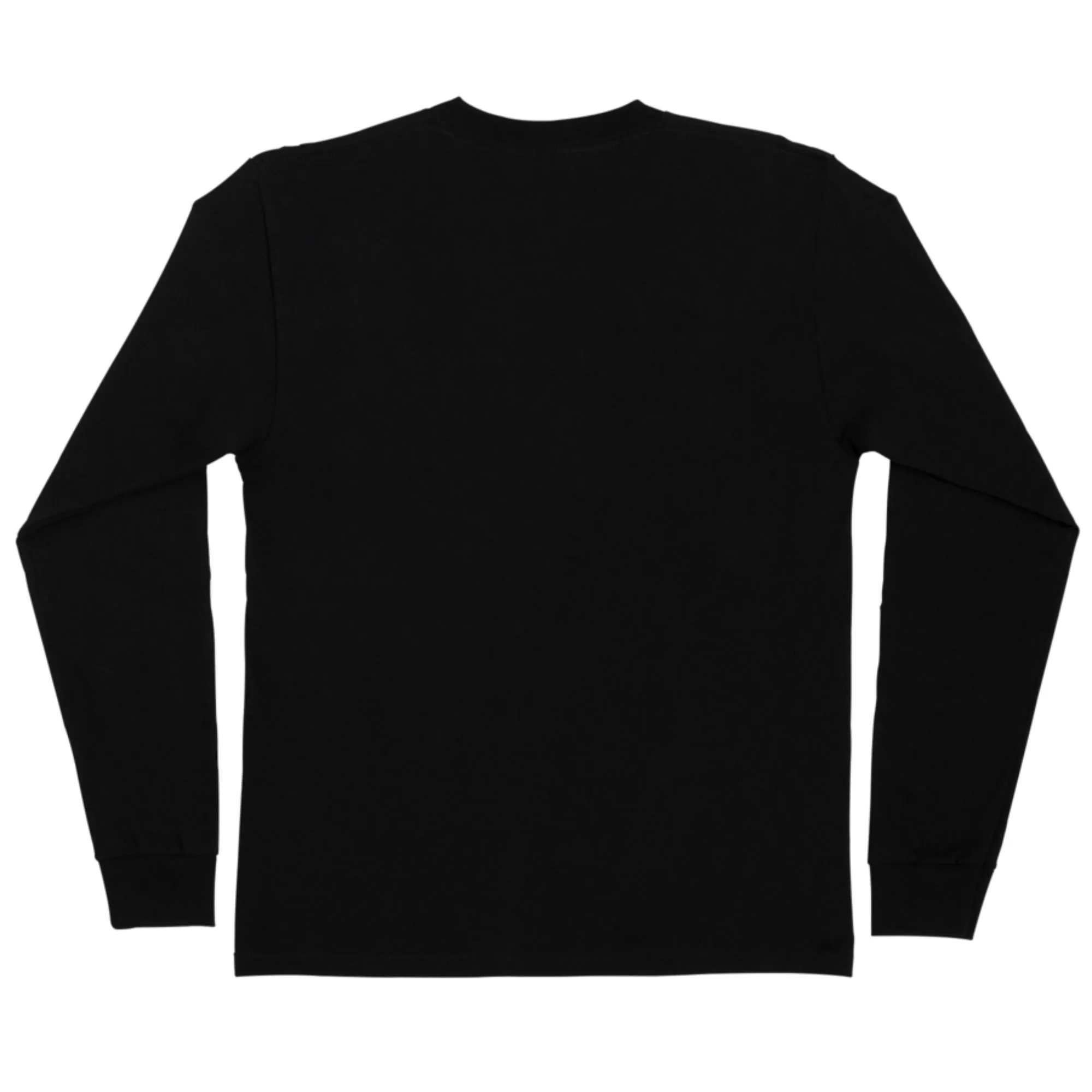 Creature Logo Outline Regular L/S Mens T-Shirt, Black