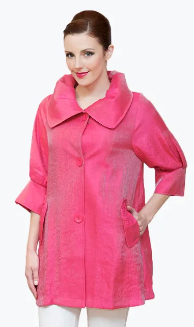 DAMEE SWING JACKET - 200 - FUCHSIA