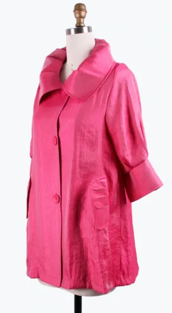 DAMEE SWING JACKET - 200 - FUCHSIA