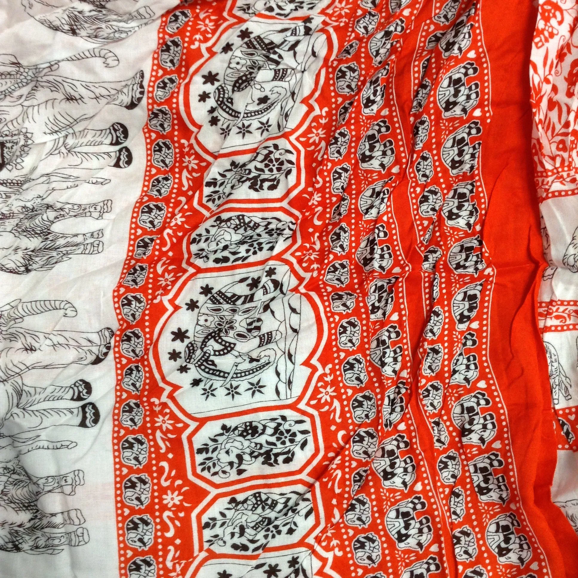 Elephant Print Women's Dual Harem Pants/Jumpsuit