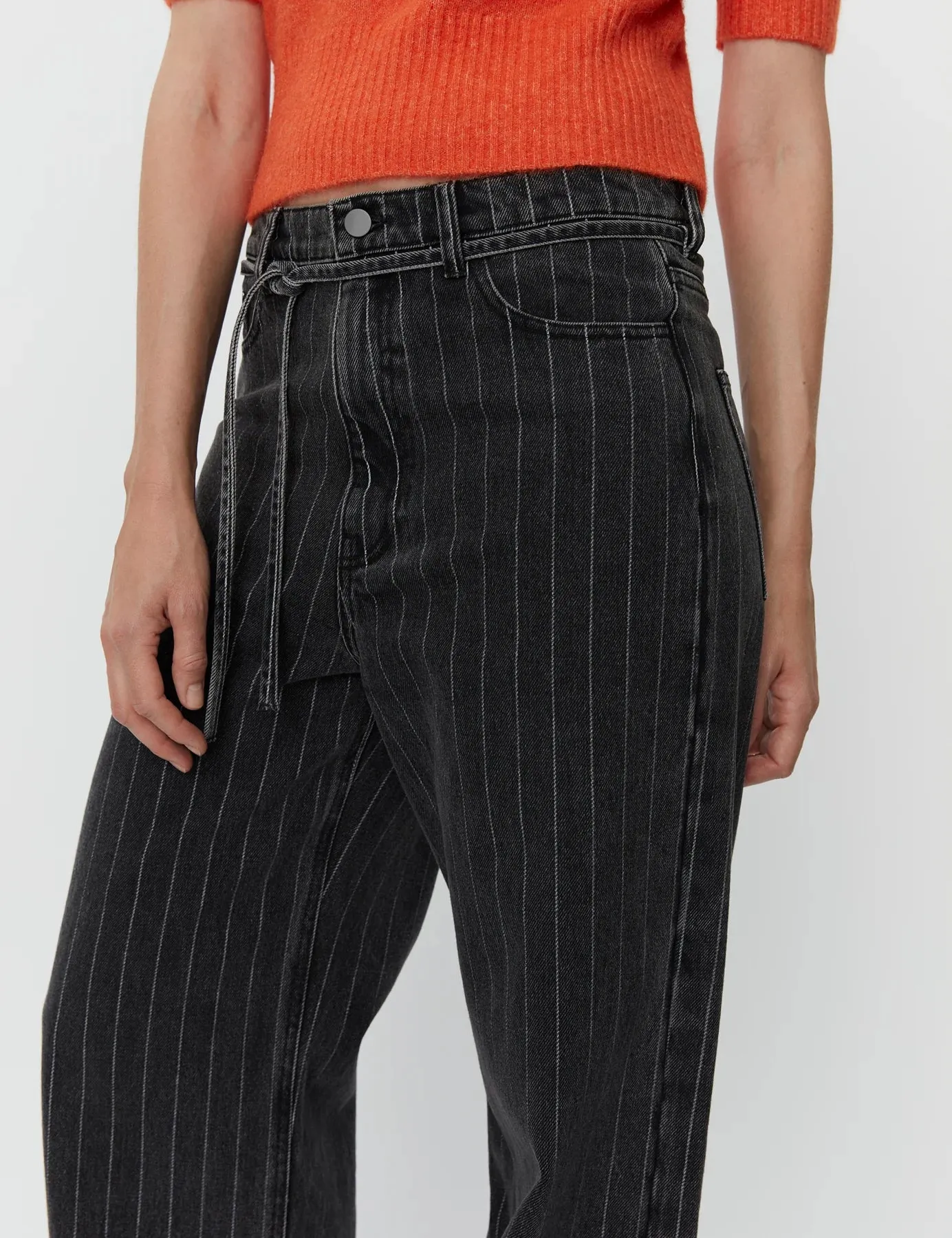 ELIJAH DENIM | STRIPES BLACK