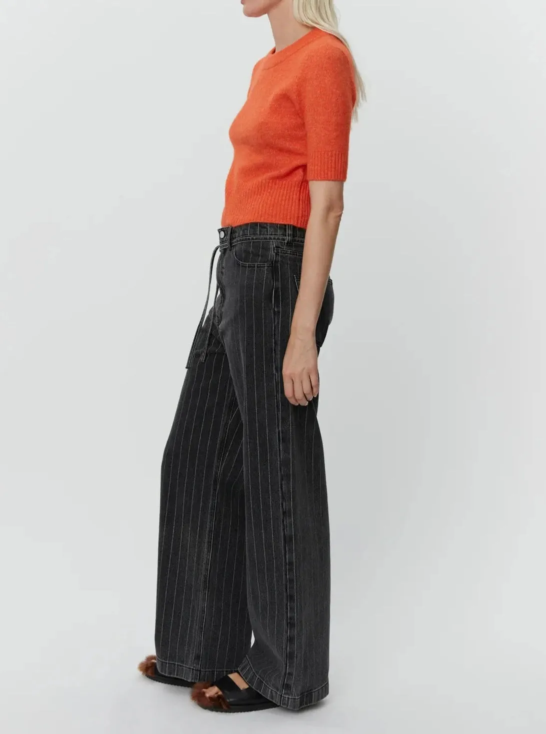 ELIJAH DENIM | STRIPES BLACK