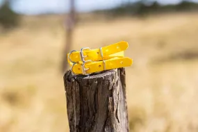 Extra Small Biothane Pup Collar 19mm - Yellow