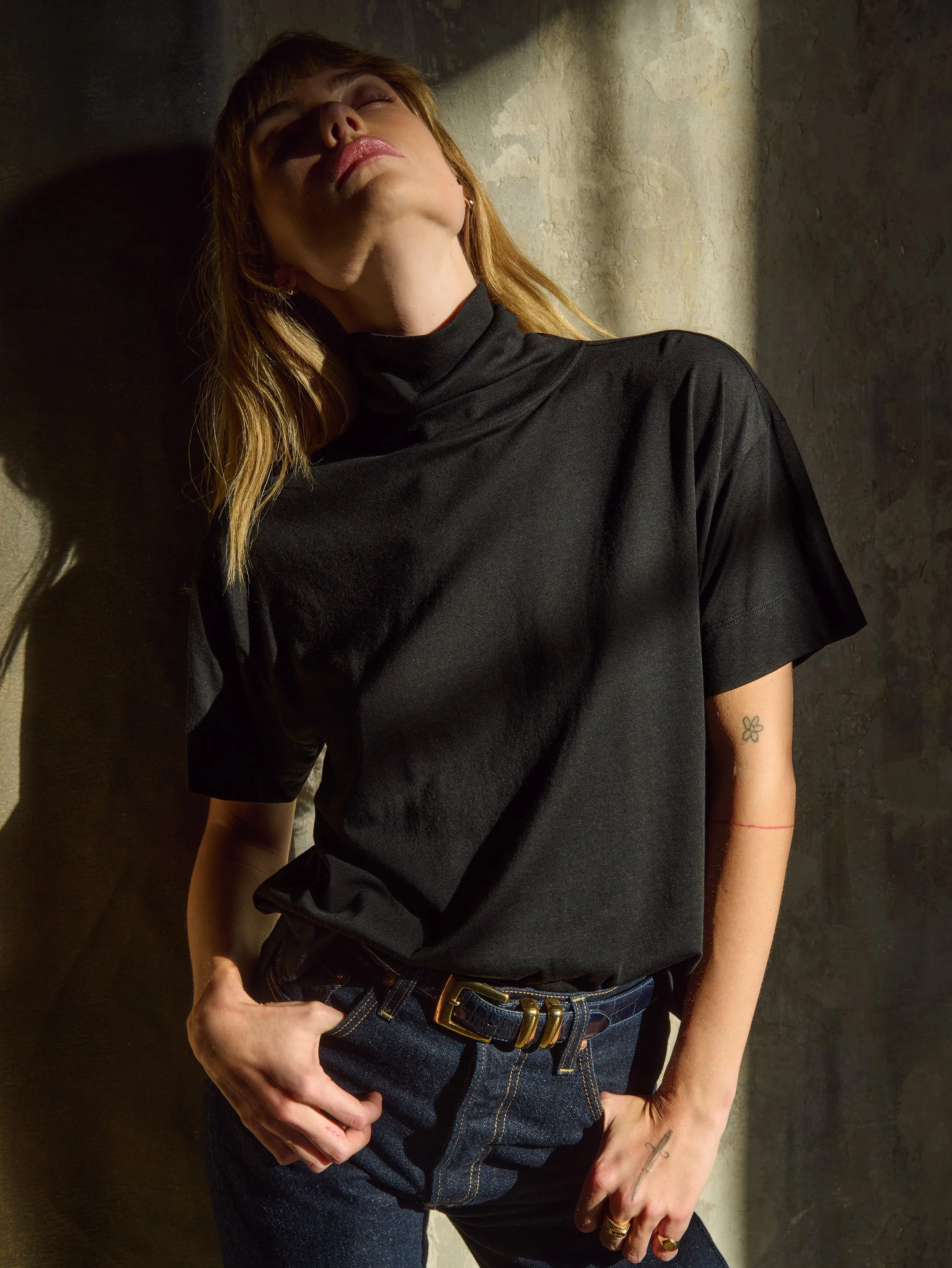 Fable Turtleneck - Jet Black