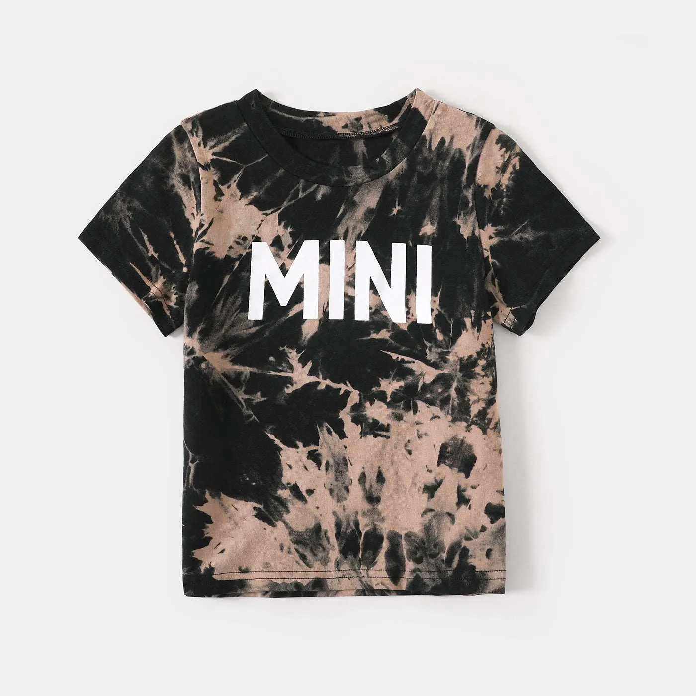 Family Matching Outfits 100% Cotton Letter Printed Short Sleeves T shirt