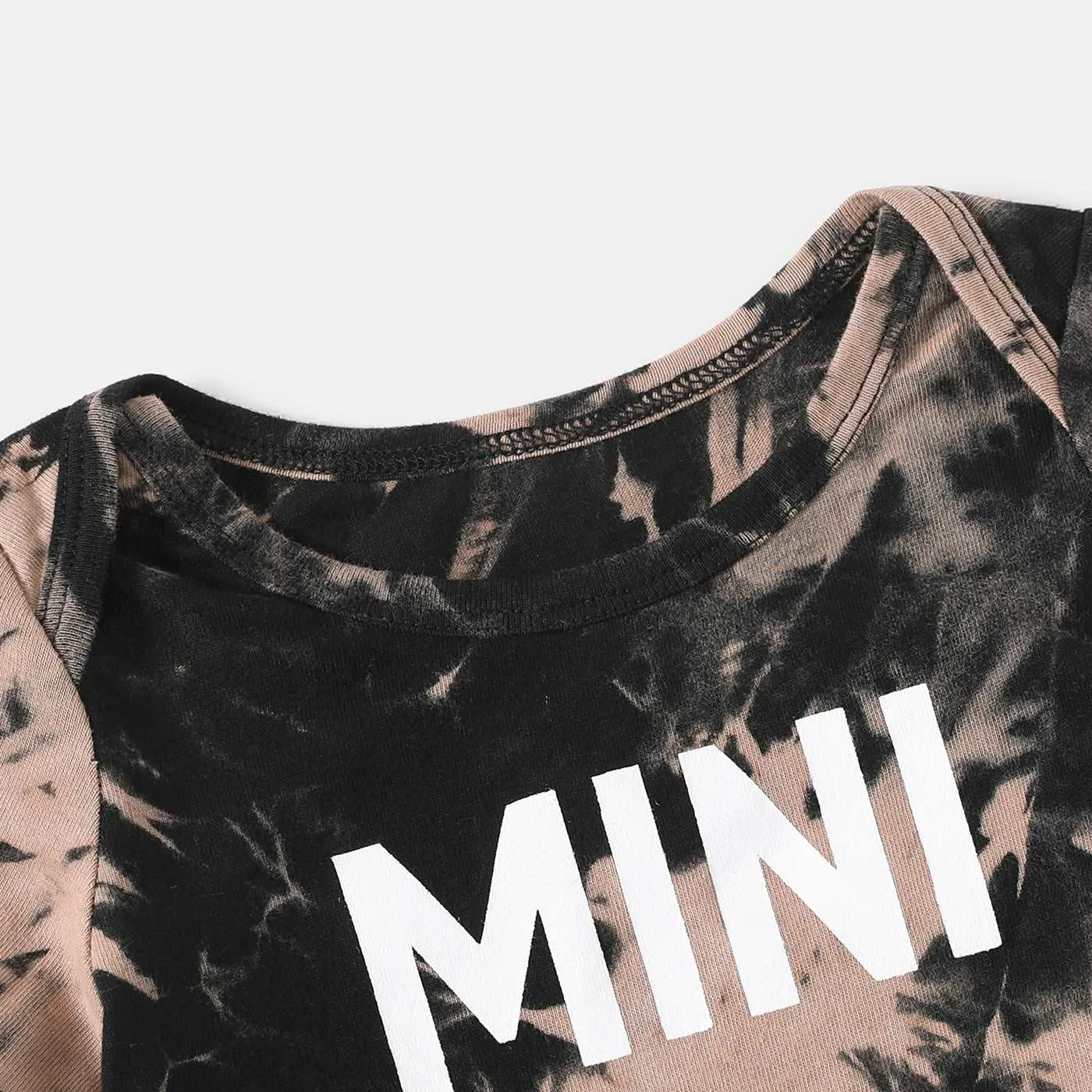 Family Matching Outfits 100% Cotton Letter Printed Short Sleeves T shirt