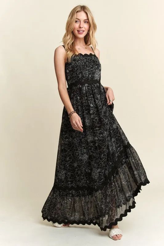 Floral Maxi Cami Dress