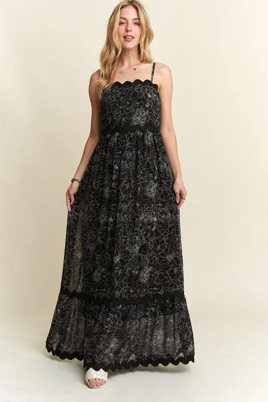 Floral Maxi Cami Dress