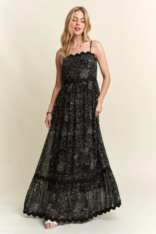 Floral Maxi Cami Dress