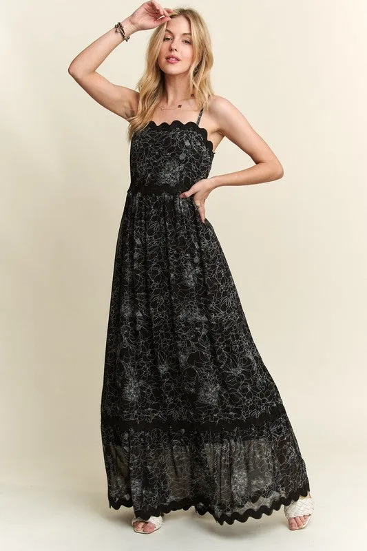 Floral Maxi Cami Dress