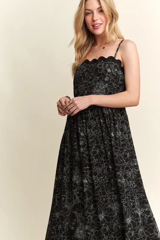 Floral Maxi Cami Dress
