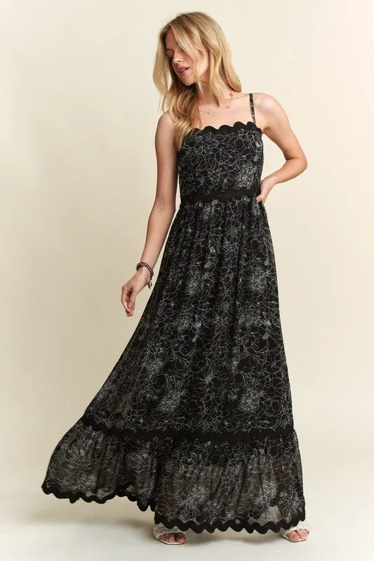 Floral Maxi Cami Dress