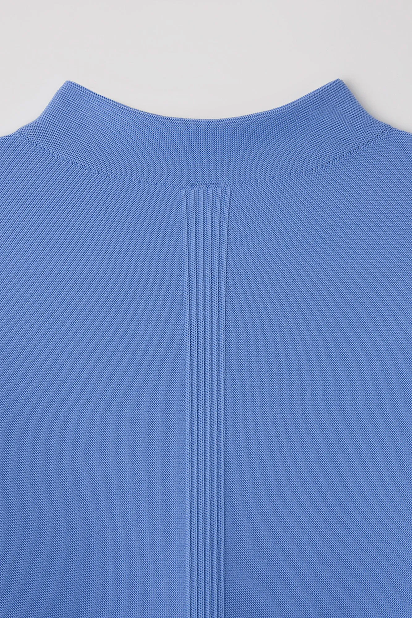 GARTER MOCKNECK LONG SLEEVE T-SHIRT