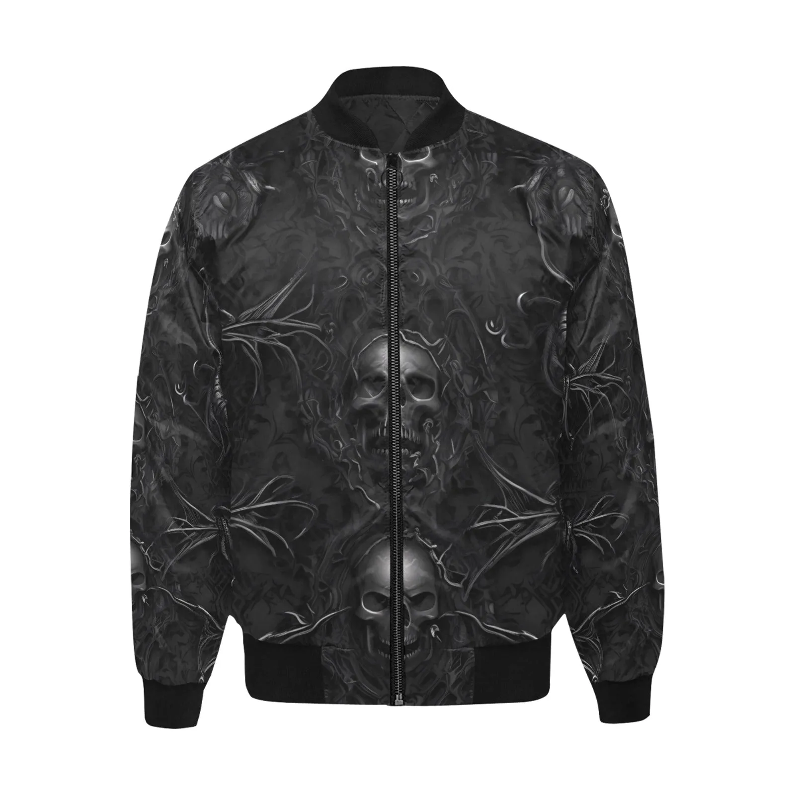 Goth And Skulls Bomber Jacket