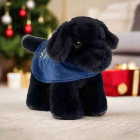 Guide Dogs black Labrador soft toy