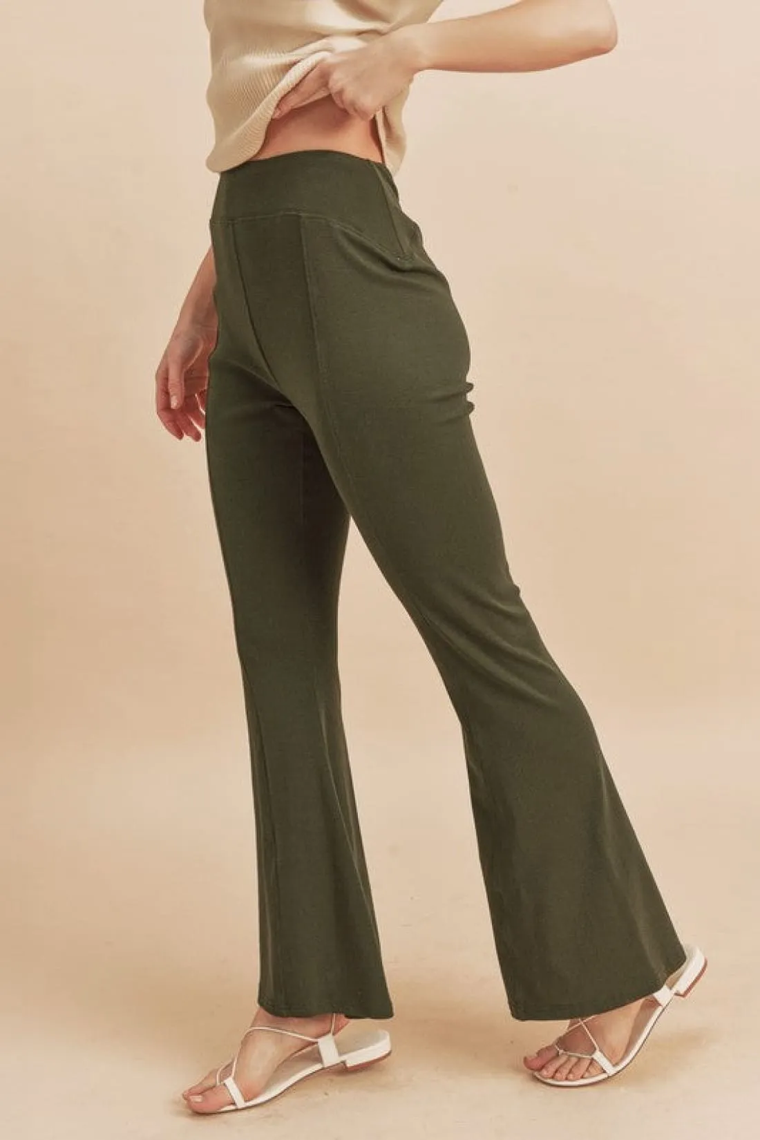 High Waist Flare Pants