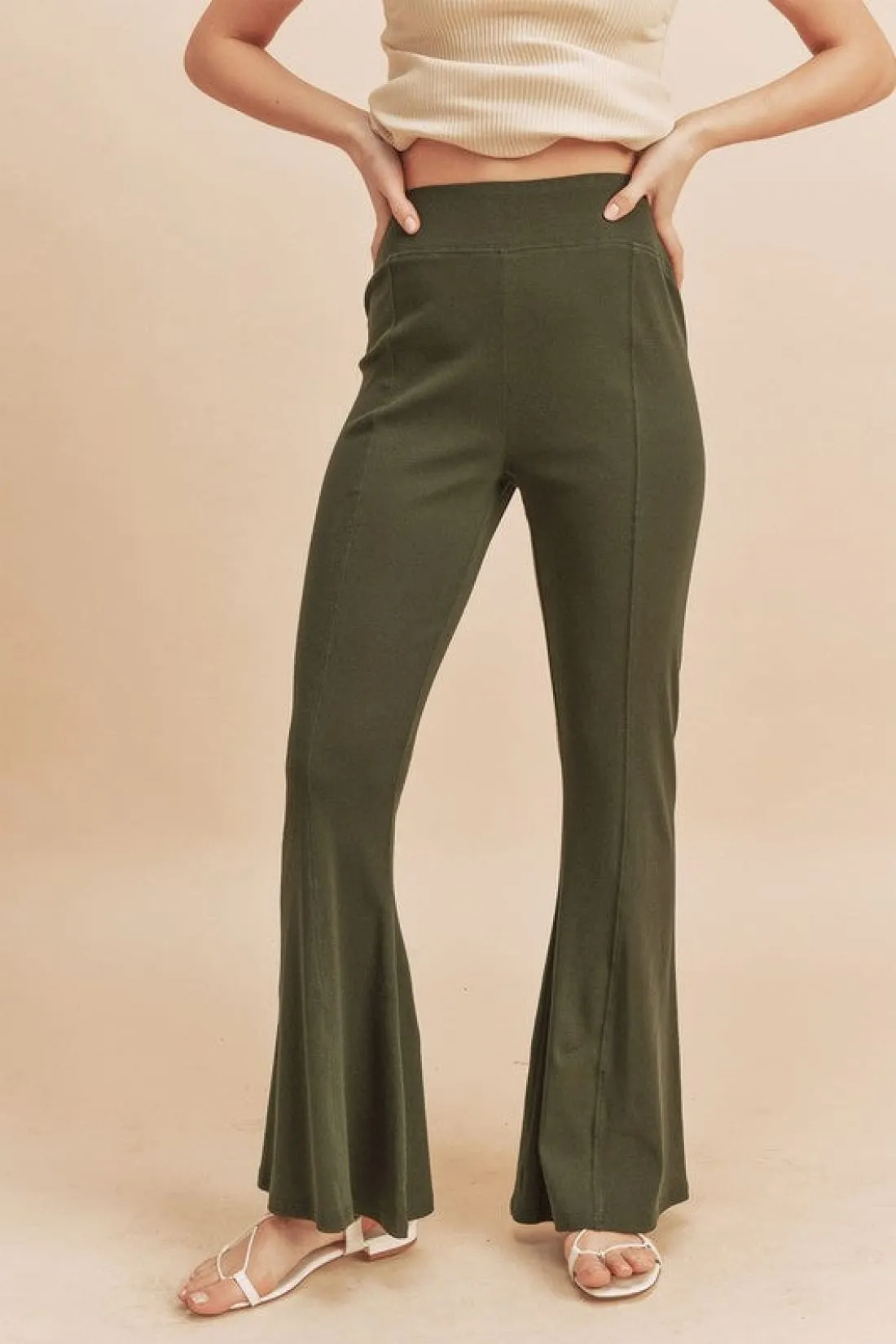 High Waist Flare Pants