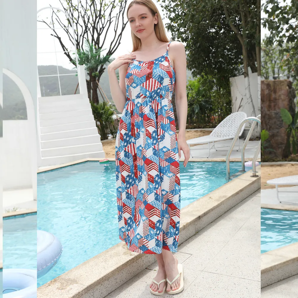 Independence Day Tshirts & Dresses Family Matching Sets