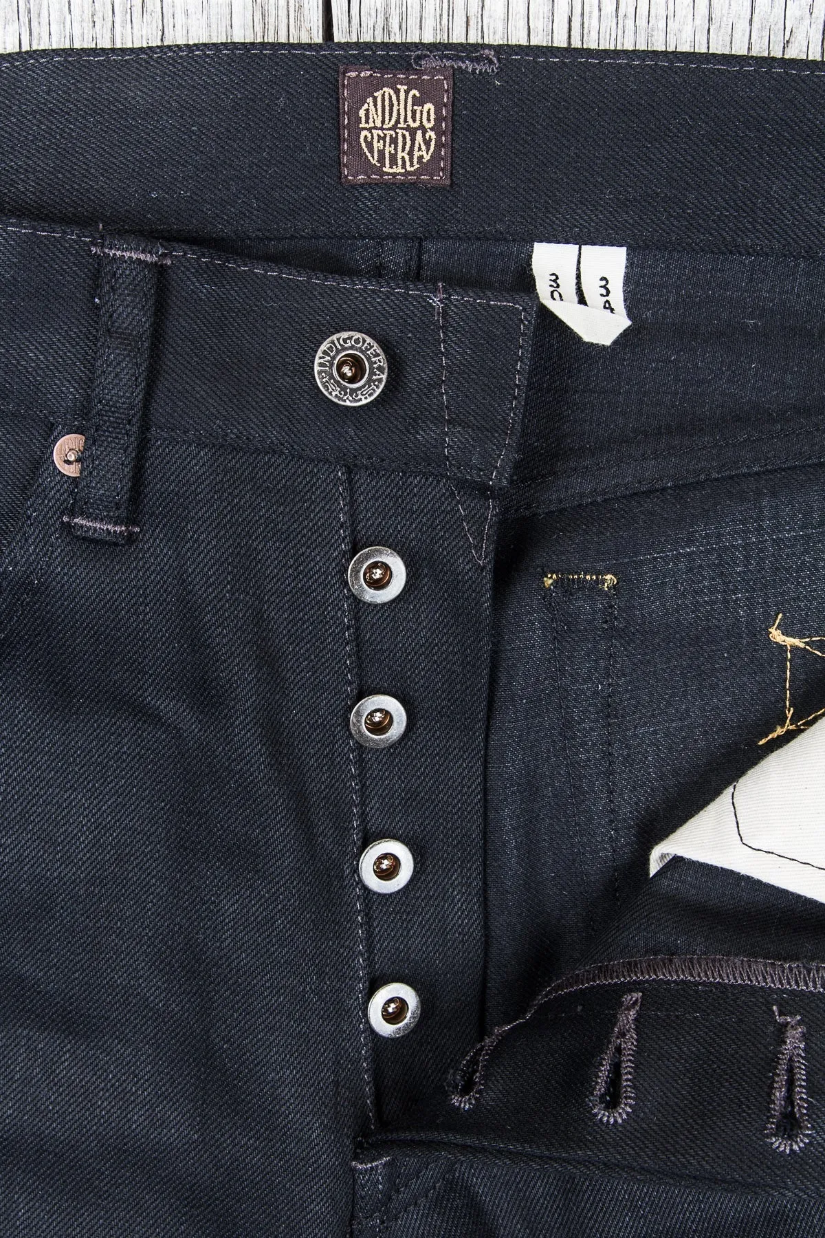 Indigofera Nash Jeans Gunpowder Black