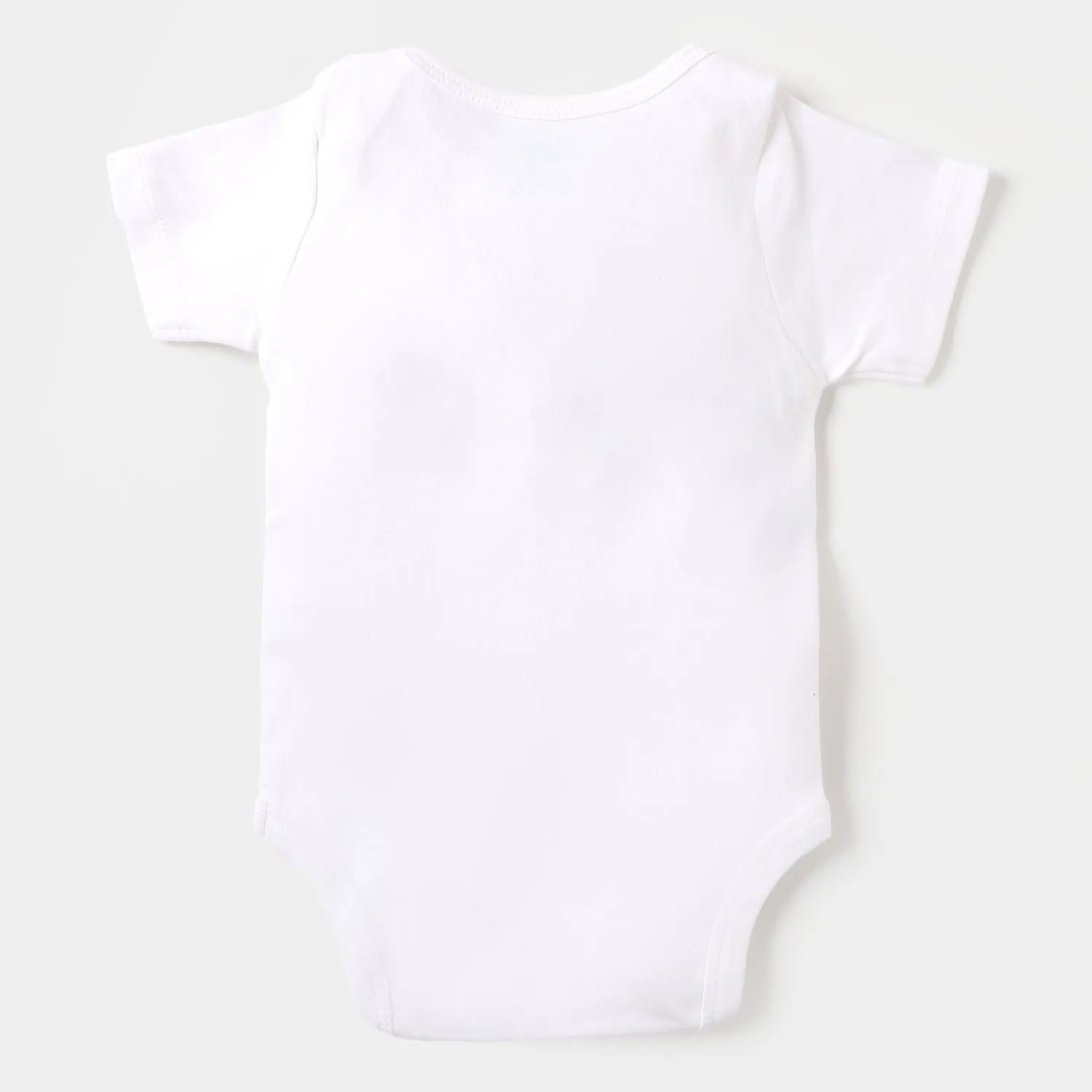 Infant Romper MOM & DAD  - B. White