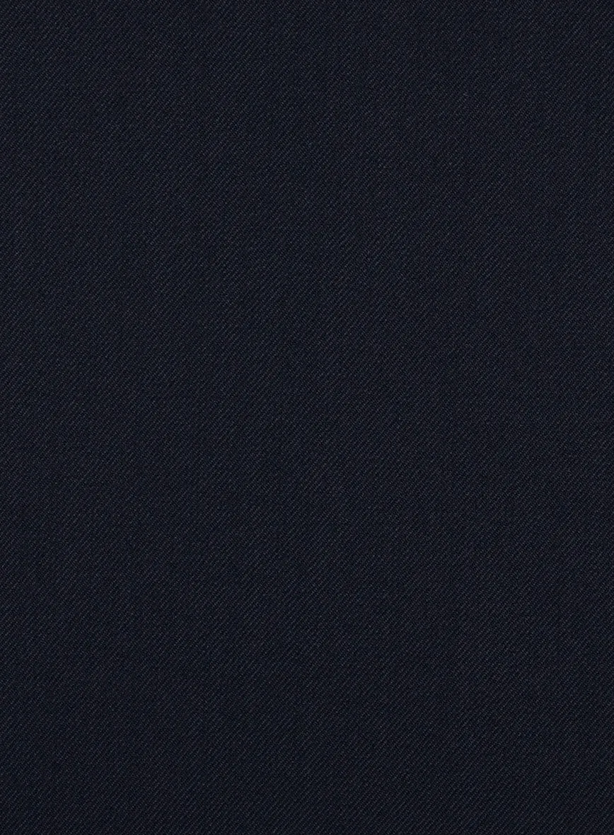 Italian Midnight Exiqu Blue Wool Suit