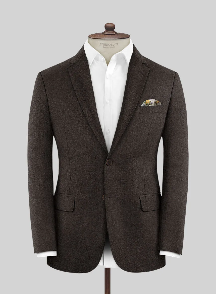 Italian Turna Brown Flannel Jacket