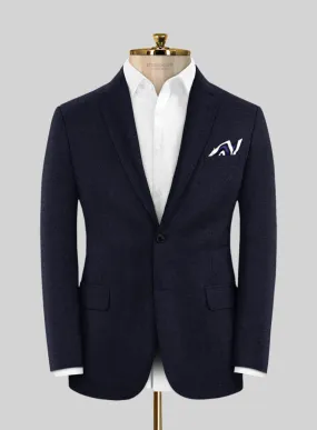 Italian Turna Jet Blue Flannel Jacket