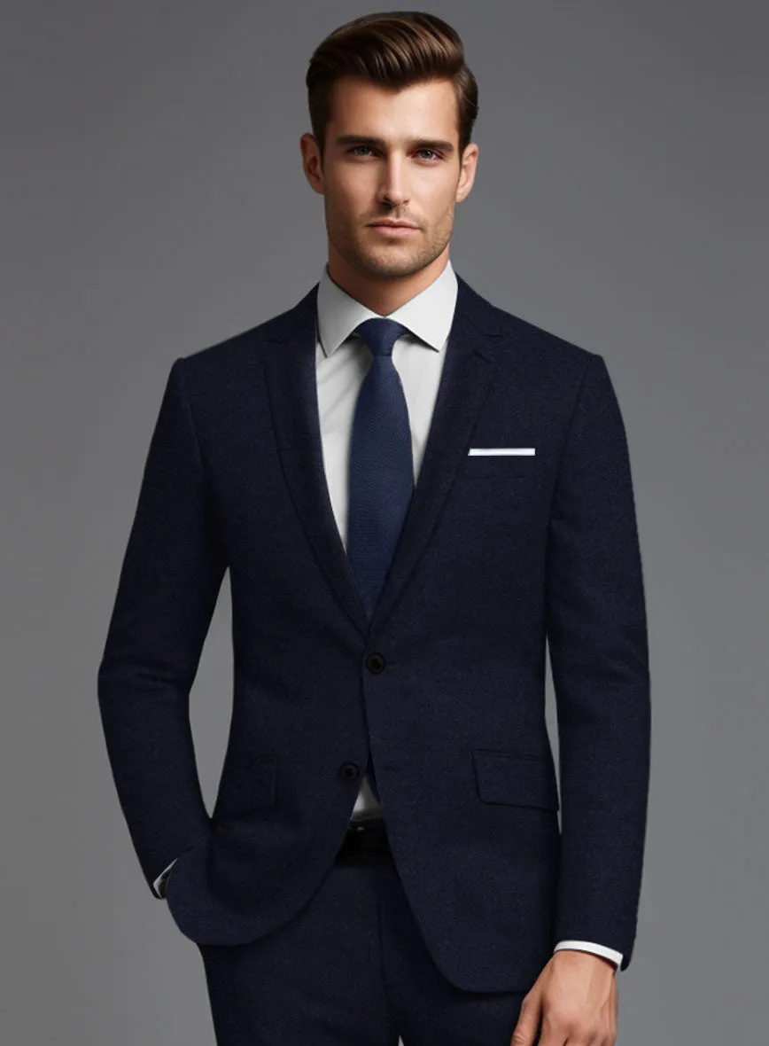 Italian Turna Jet Blue Flannel Jacket