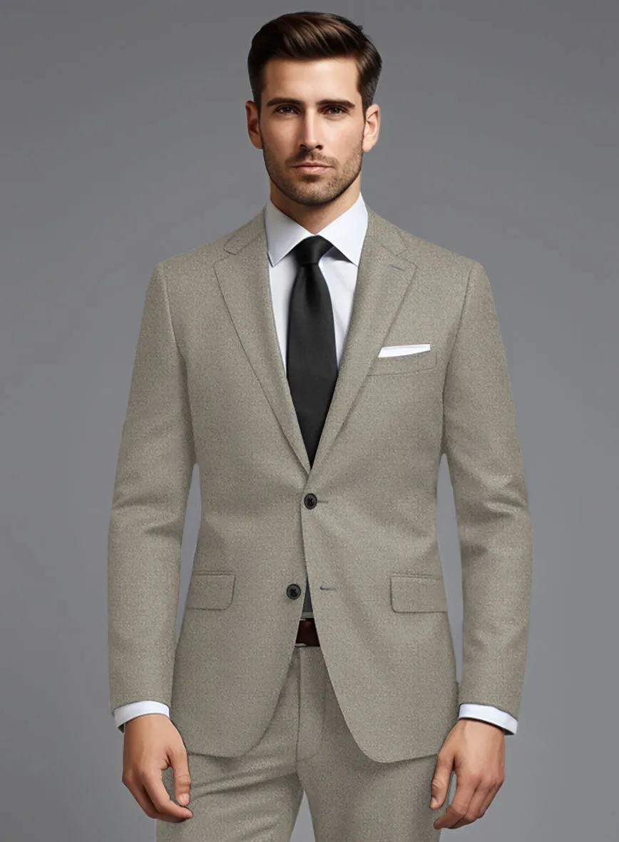 Italian Turna Light Brown Flannel Jacket