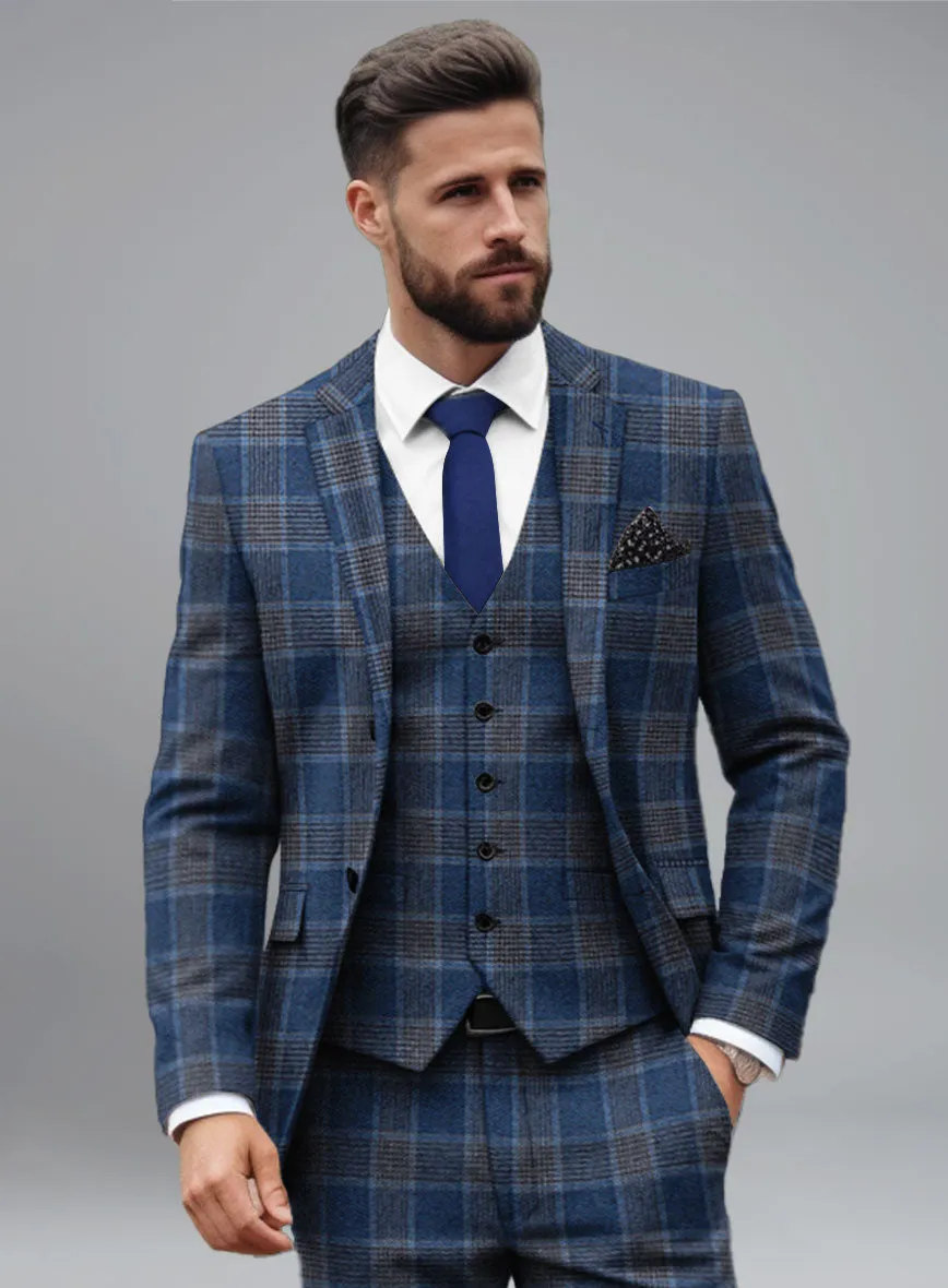 Italian Vincenzo Check Tweed Suit