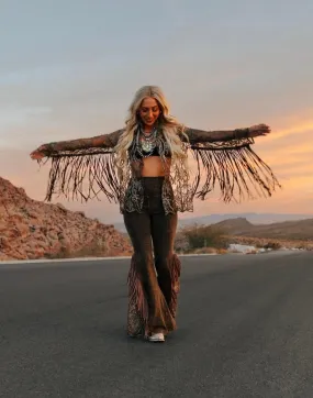 Lace Fringed Jacket