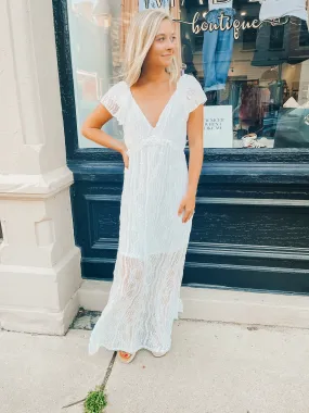 Liv Off Should Sheer Maxi Dress