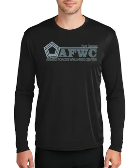 LS Polyester Performance Shirt. Feels like Cotton. Plain Back