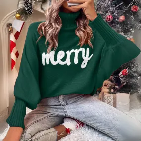 Marlena - Feestelijke Merry Turtleneck Trui