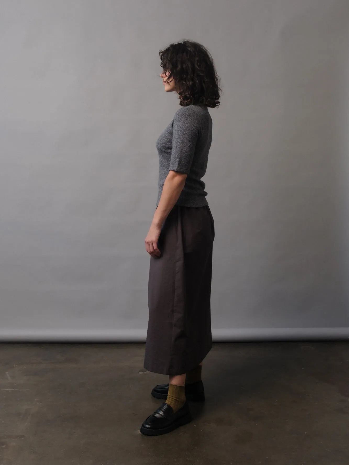 Mika Sweater in Gray Speckle