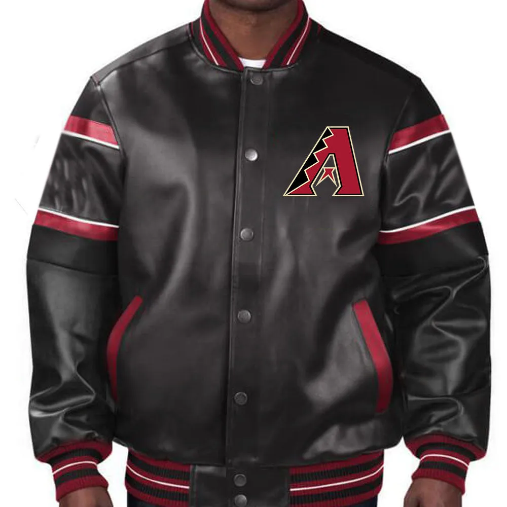 MLB Arizona Diamondbacks Leather Jacket