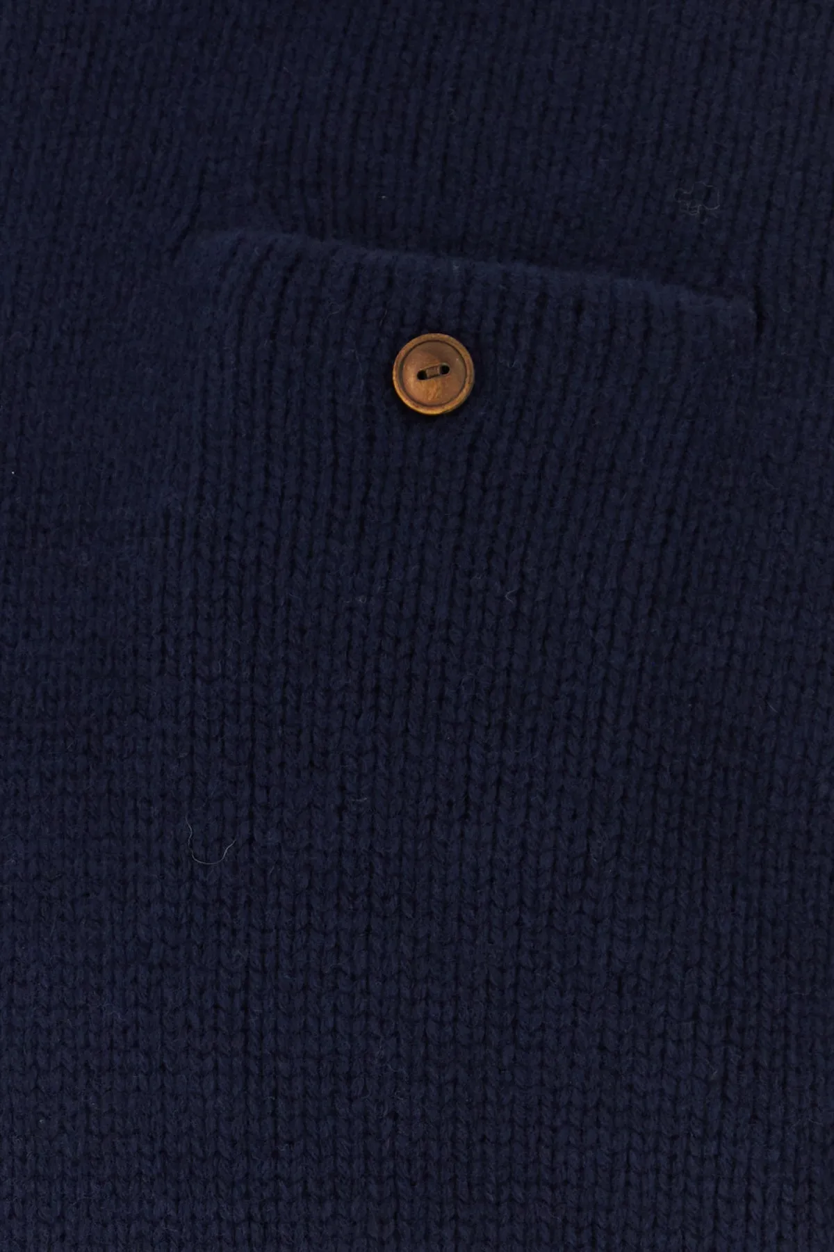Navy blue wool blend sweater